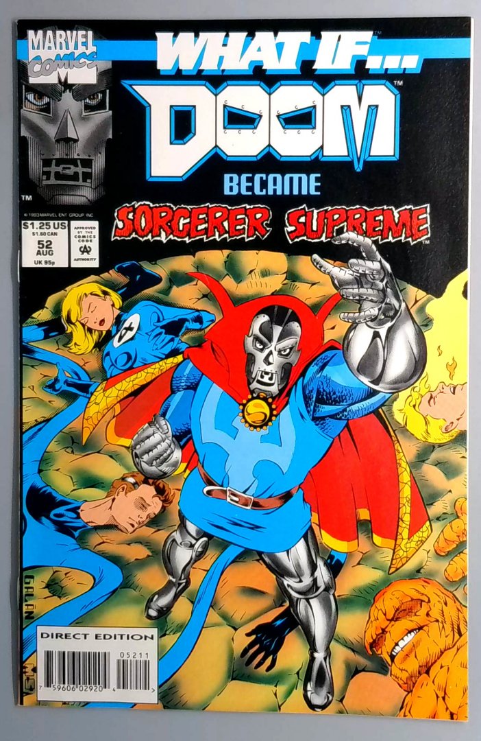 What If...? #52 NM- What If Dr. Doom Became Sorcerer Supreme? Direct Edition Marvel