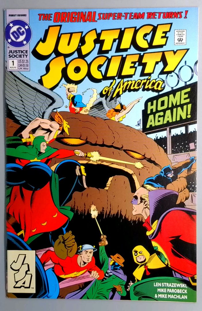 Justice Society of America #1 VF DC Comics August 1992
