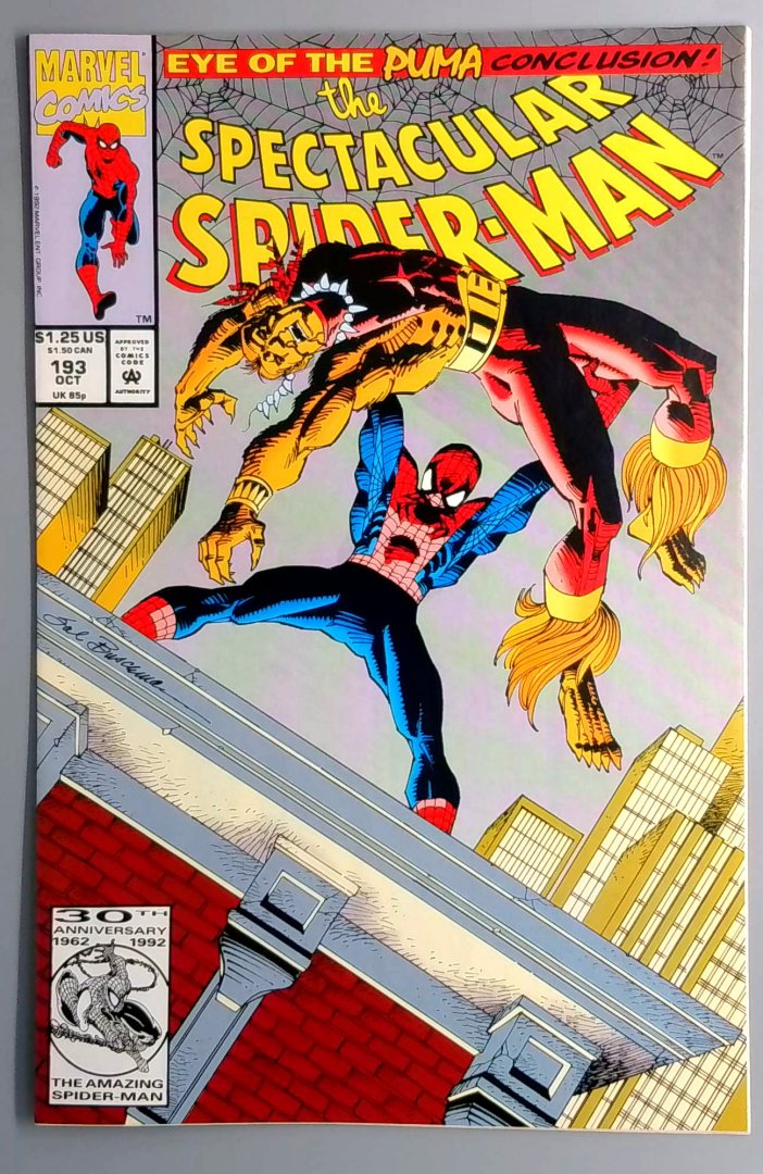 Spectacular Spider-Man #193 VF Marvel 1992