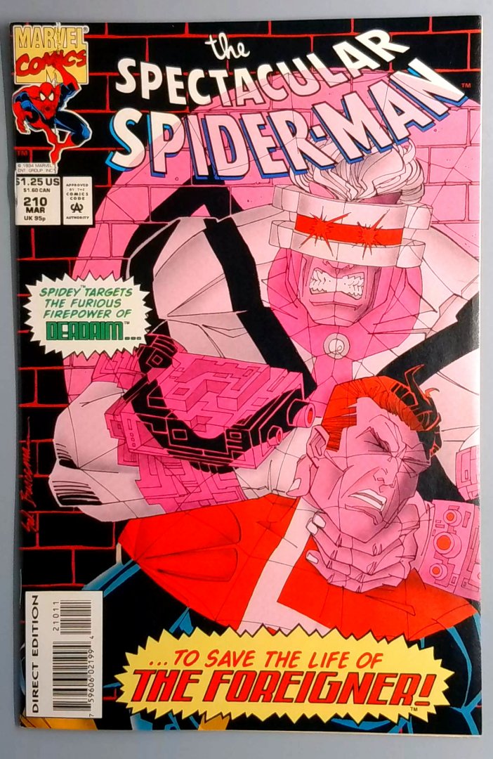 Spectacular Spider-Man #210 VF/NM Marvel 1994
