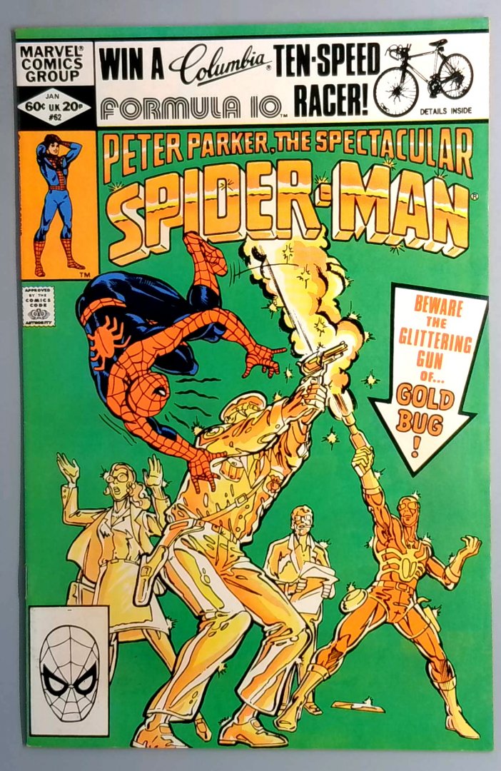 Spectacular Spider-Man #62 Marvel 1982