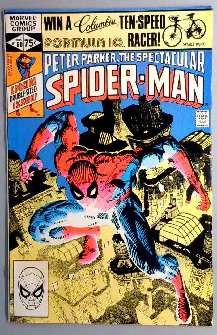 Spectacular Spider-Man #60 VF+ Origin of Spider-Man Retold Marvel 1982