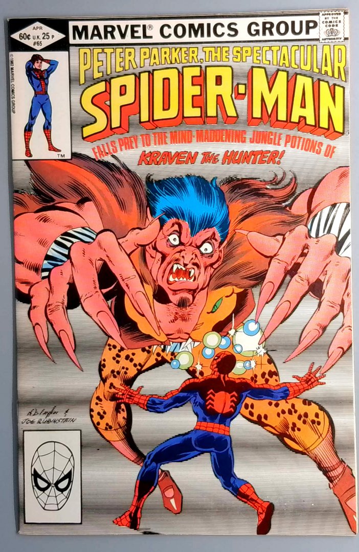 Spectacular Spider-Man #65 VF Marvel 1982
