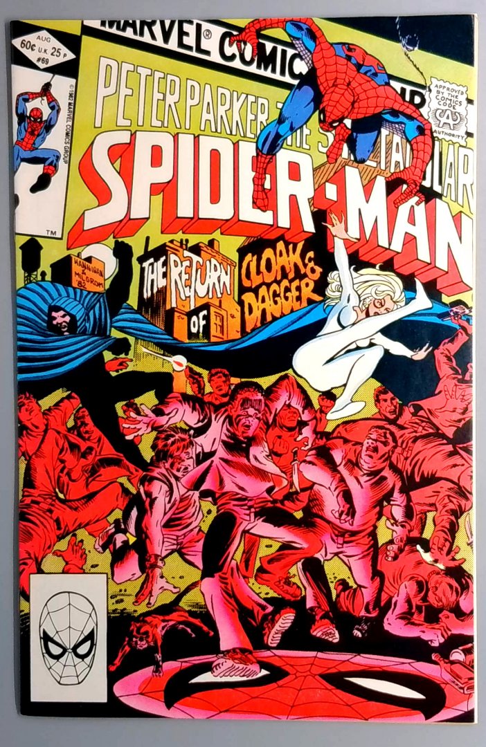 Spectacular Spider-Man #69 VF+ 2nd Appearance of Cloak and Dagger Marvel 1982
