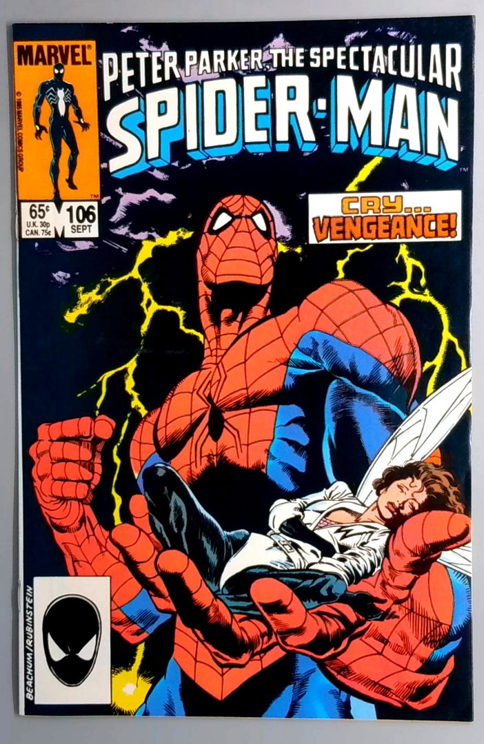 Spectacular Spider-Man #106 VF Marvel 1985