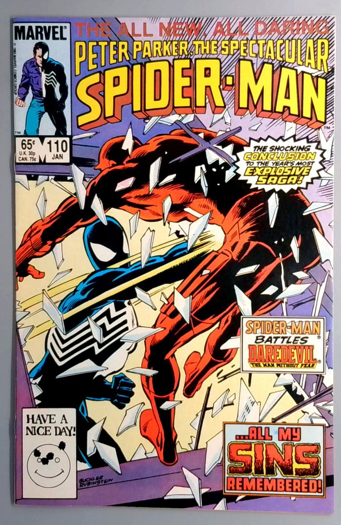Spectacular Spider-Man #110 VF/NM Marvel Comics 1986