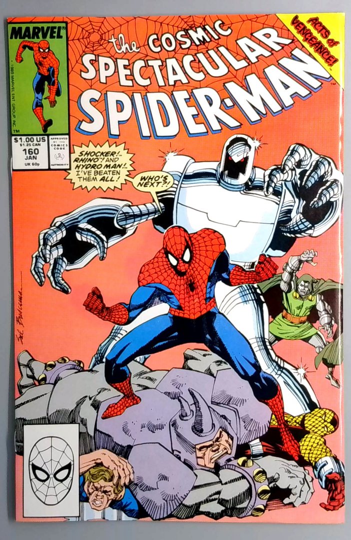 Spectacular Spider-Man #160 VF/NM Marvel 1990