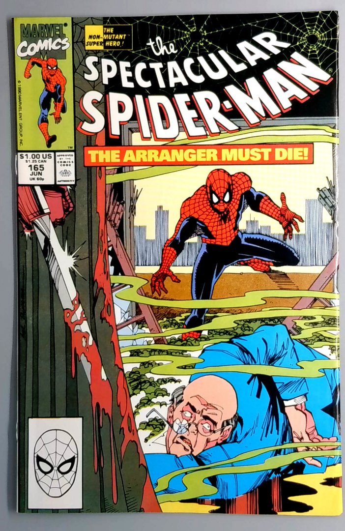 Spectacular Spider-Man #165 VF 1st Appearance of Knight & Fogg Marvel
