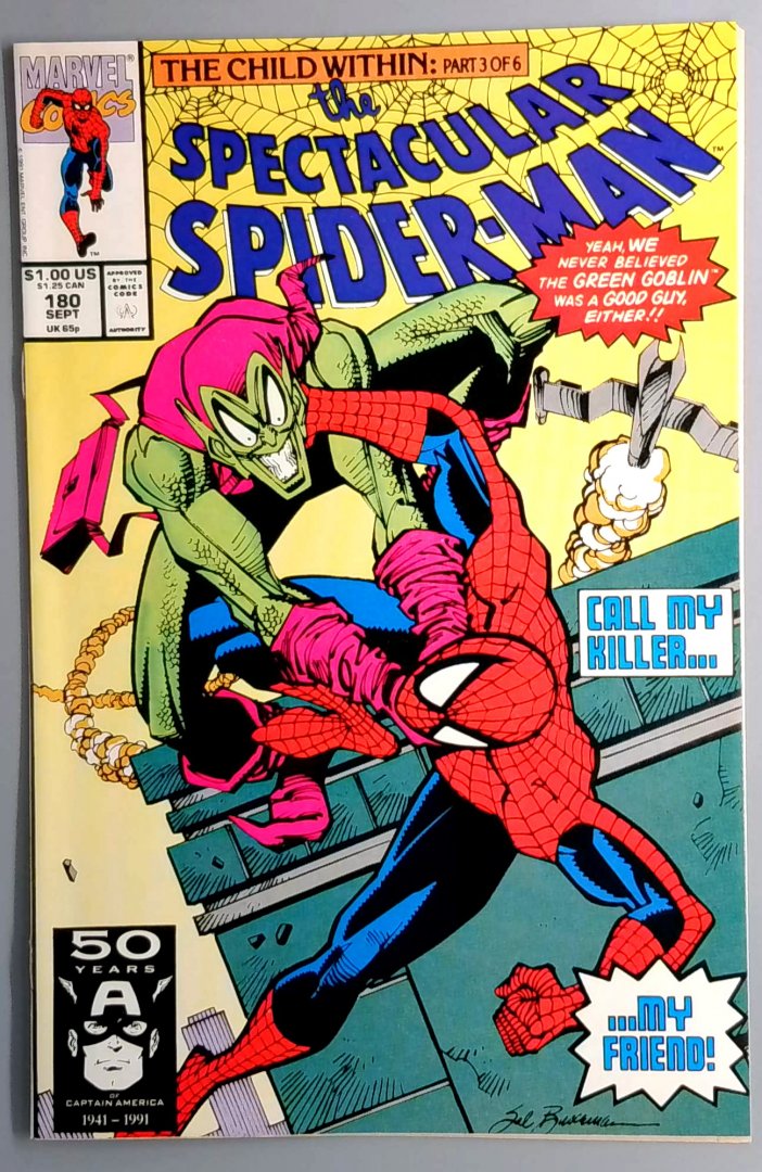 Spectacular Spider-Man #180 VF/NM Marvel 1991