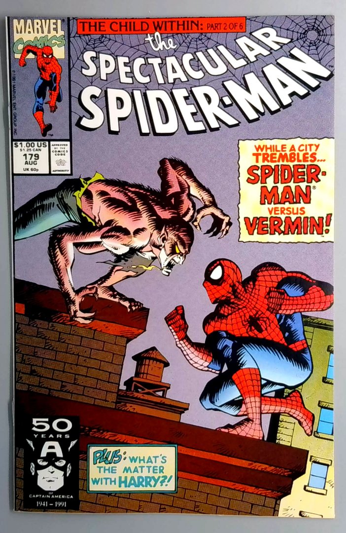 Spectacular Spider-Man #179 Marvel 1991