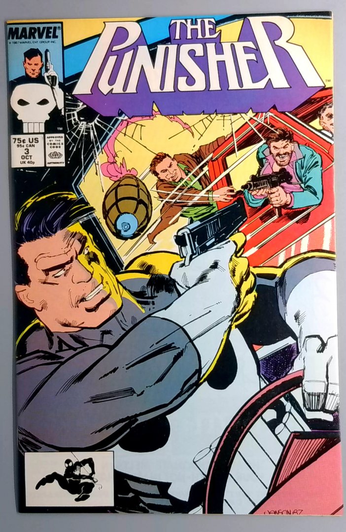 Punisher #3 NM Marvel 1987