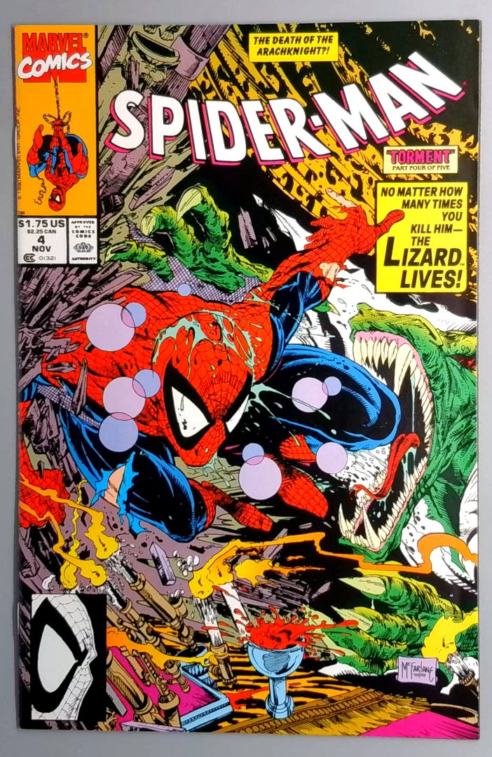 Spider-Man #4 VF/NM Marvel 1990