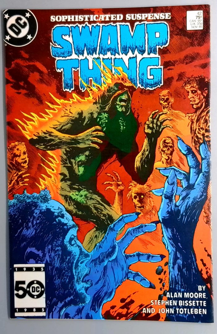 Swamp Thing #42 NM- Saga Of...back in Title DC 1985