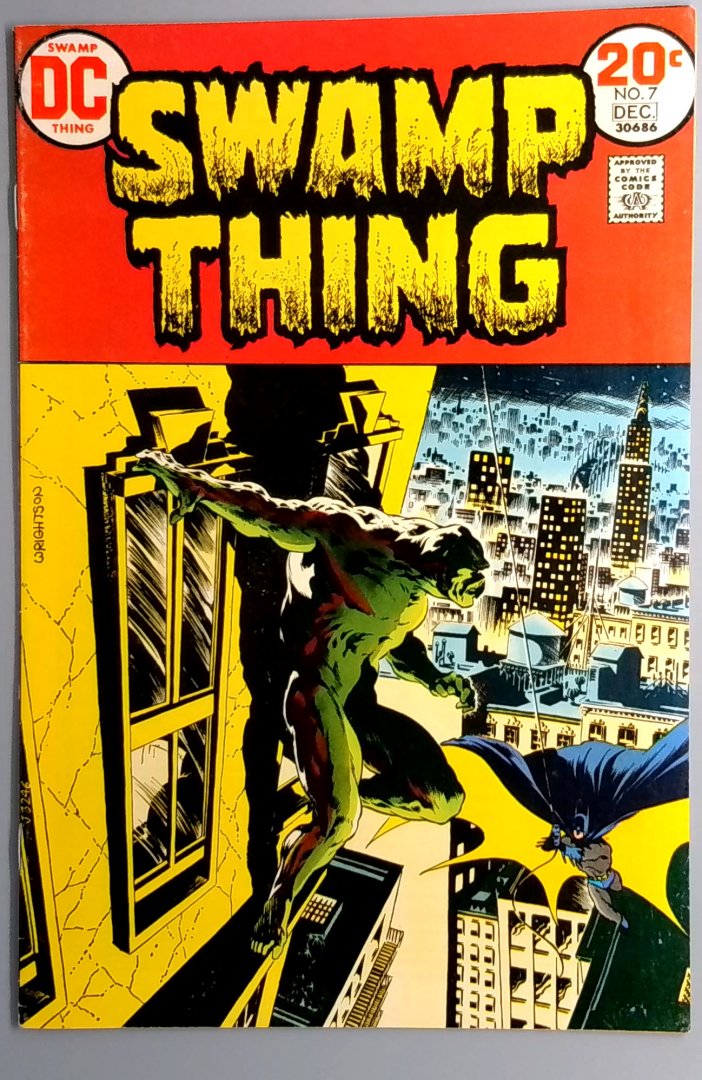Swamp Thing #7 FN DC Comics Batman Cover