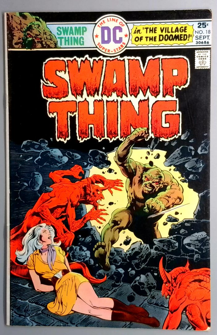 Swamp Thing #18 FN The Village of the Doomed DC Comics 1975