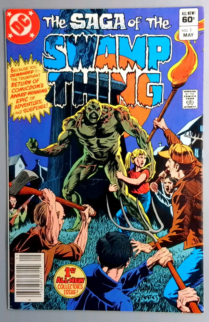 Saga of the Swamp Thing #1 VF Newsstand Edition DC 1982