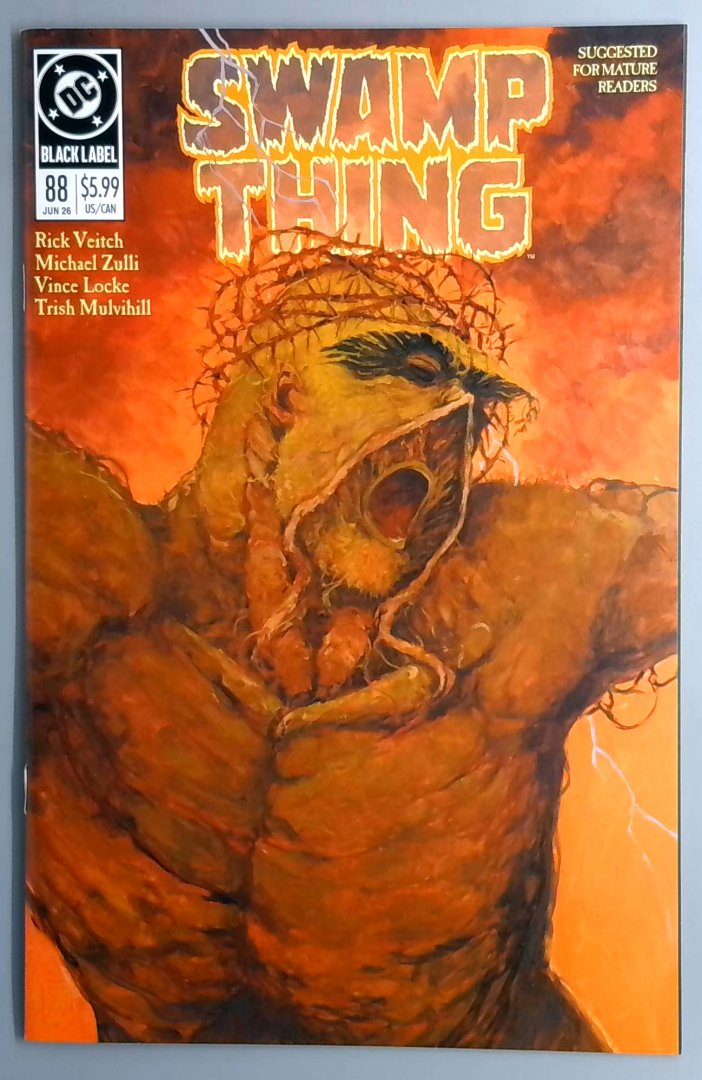 Swamp Thing #88 DC Black Label Variant Cover