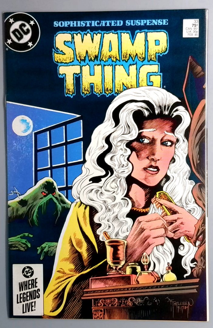 Saga of the Swamp Thing #33 NM- House of Secrets 92 Homage Cover DC 1985