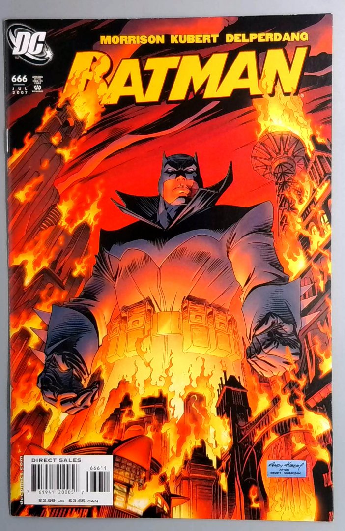 Batman #666 VF- Damian Wayne As Batman Set 15 Years in the Future DC 2007