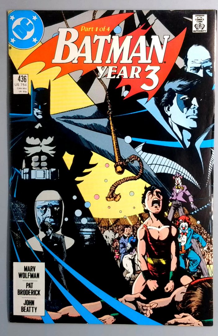 Batman #436 1st Appearance of Tim Drake - 1st Print Has Blue Logo DC Comics
