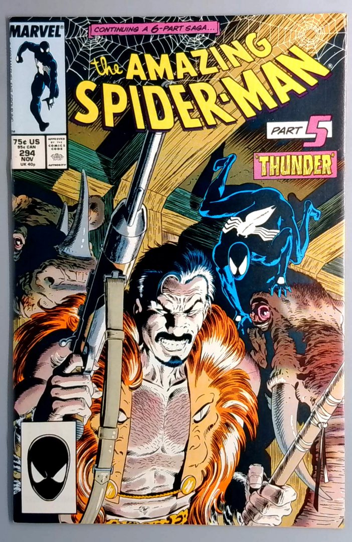 Amazing Spider-Man #294 VF/NM Death of Kraven Marvel 1987