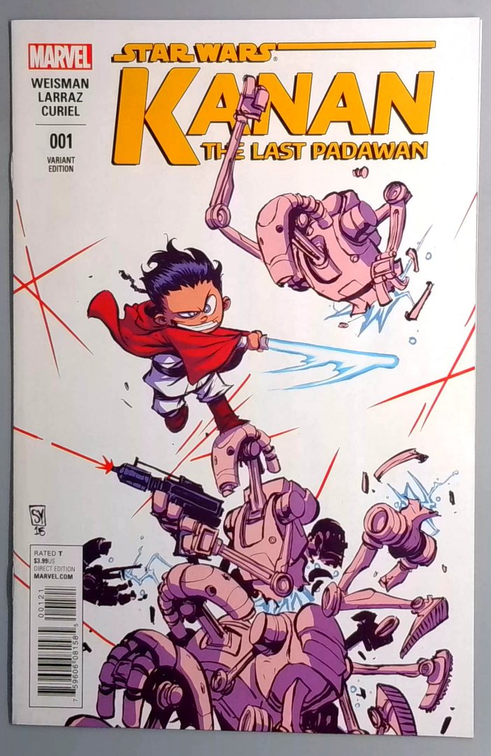 Kanan the Last Padawan #1 VF Skottie Young Variant Marvel 2015