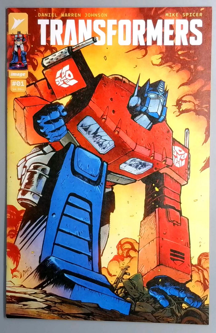 Transformers #1 NM Image Comics Daniel Warren Johnson Cover 2023