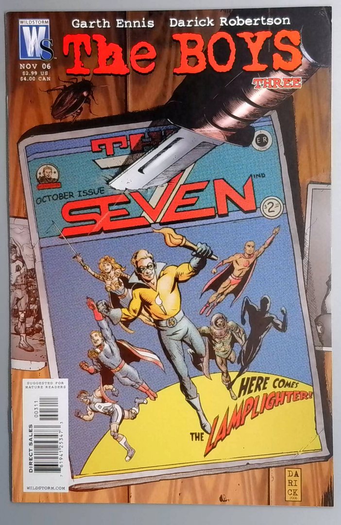 Boys #3 VF/NM 1st Appearance of the Seven, WildStorm 2006 Comic Book