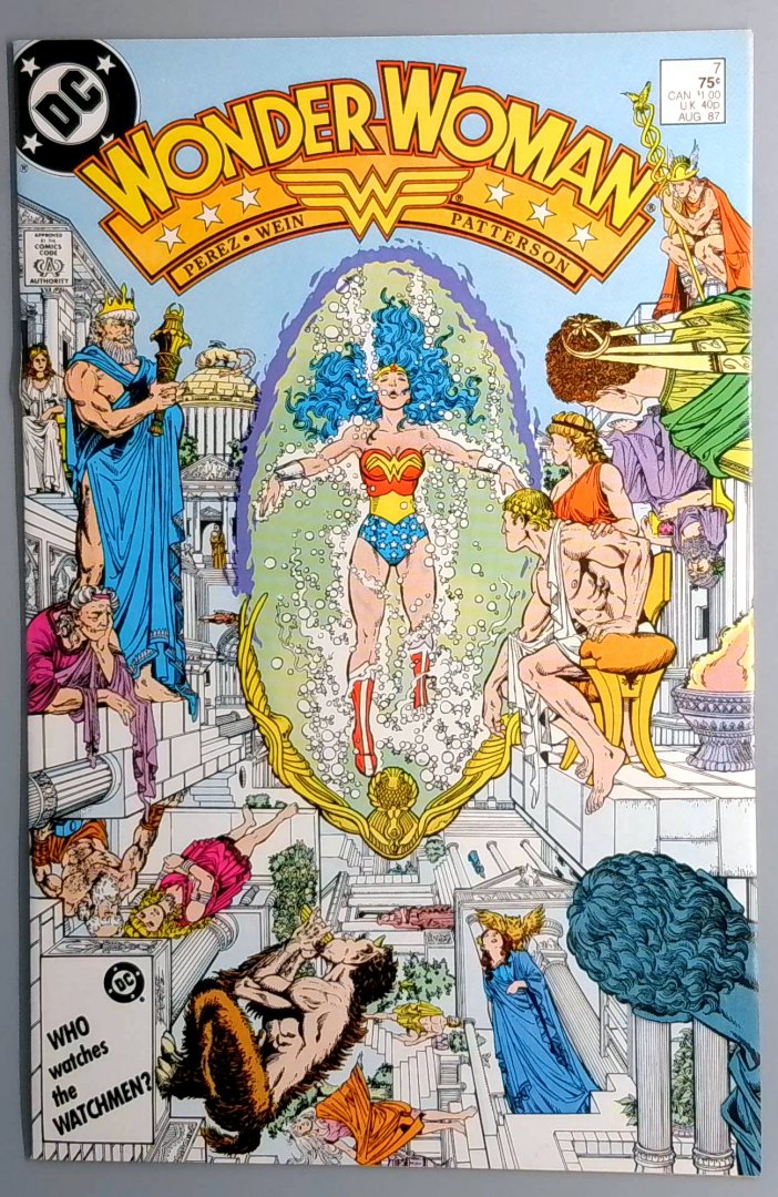 Wonder Woman #7 VF 1st Modern Cheetah Barbara Minerva DC 1987