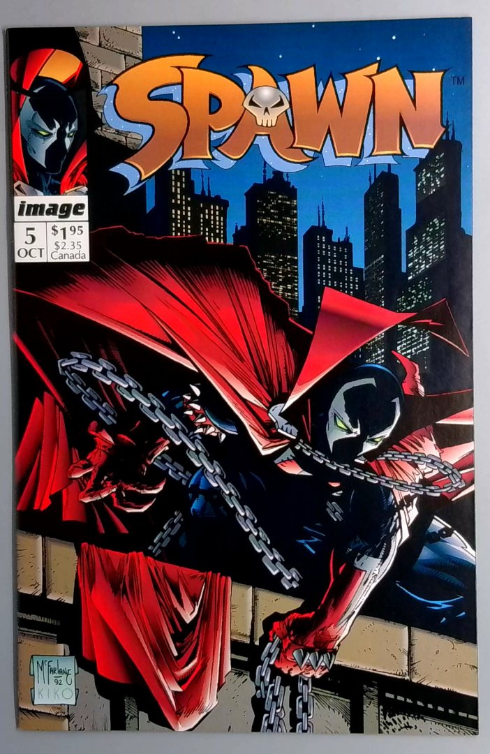 Spawn #5 NM 1st Appearance of Billy Kincaid Image 1992