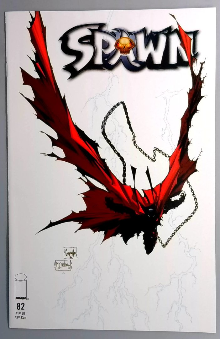 Spawn #82 NM Image Comics 1999 Angela Poster Back Cover