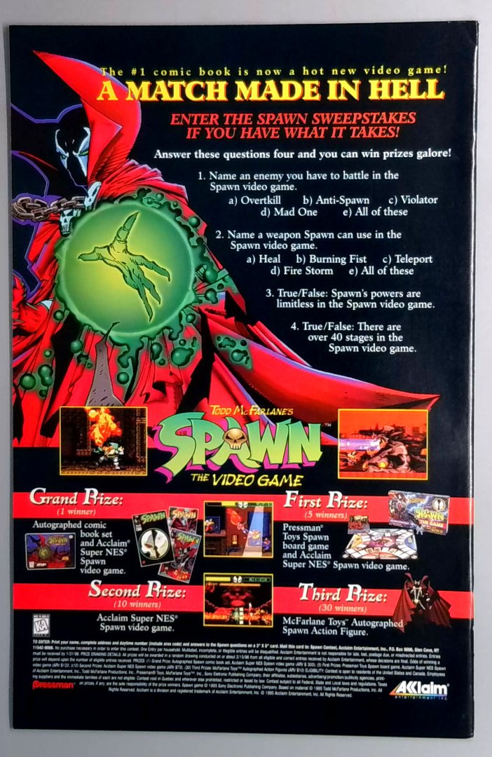 Spawn #40 VF/NM Image 1996 — image 2