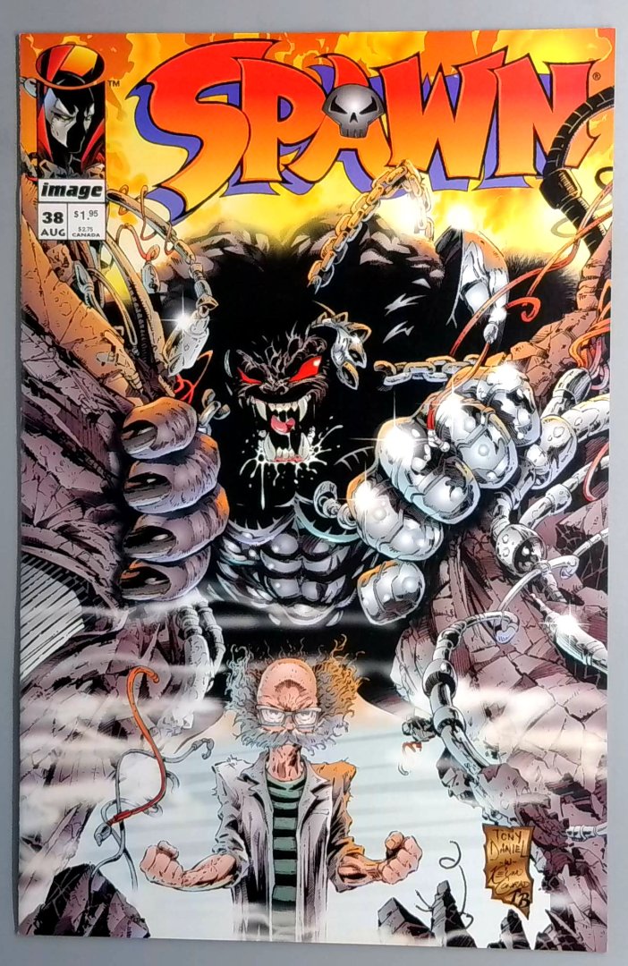Spawn #38 NM 1st Appearance of Cy-Gor Image 1995
