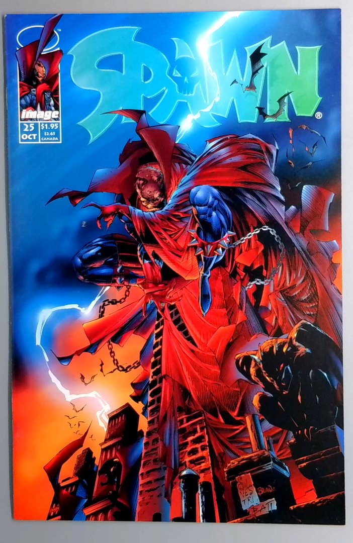 Spawn #25 NM 1st Appearance of Tremor Direct Edition Image 1994