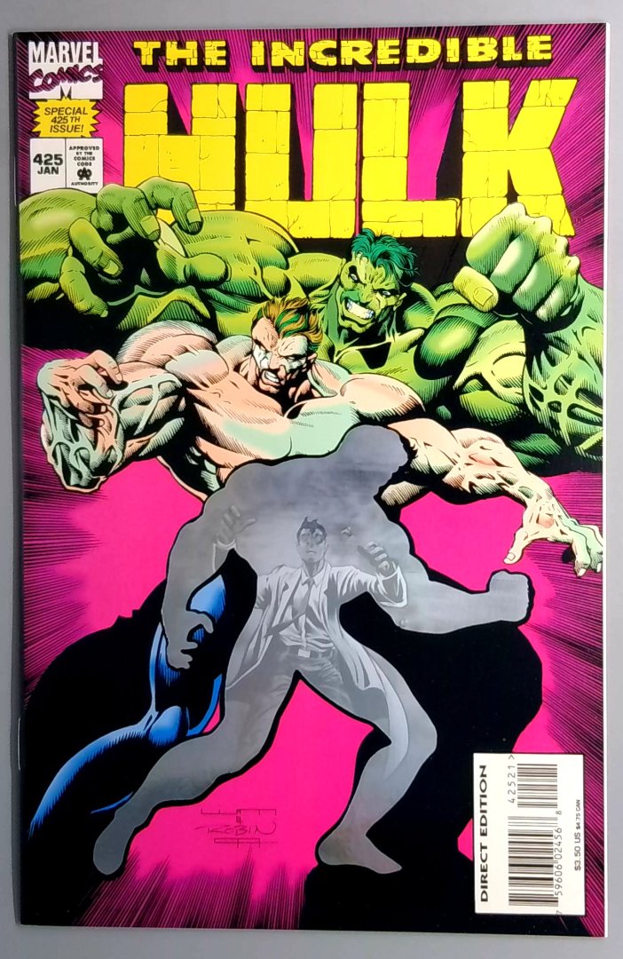 Incredible Hulk #425 NM Holo Cover. Death of Achilles Marvel 1995