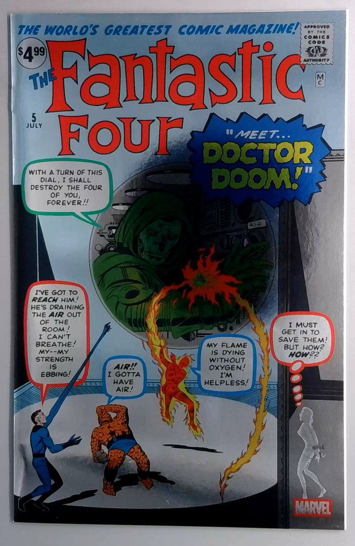 Fantastic Four #5 NM Doctor Doom Facsimile Variant Edition Marvel Comic