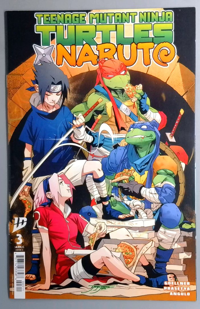 Teenage Mutant Ninja Turtles X Naruto #3 NM Idw 2025