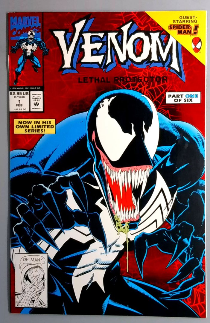 Venom: Lethal Protector #1 NM- Red - Foil Cover Direct Edition Marvel 1993