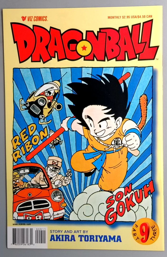 Dragon Ball #9 NM Part Three Viz Comics Red Ribbon Son Goku