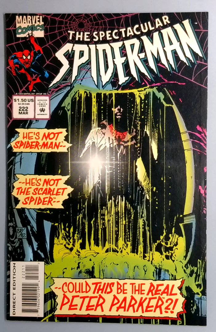 Spectacular Spider-Man #222 Nm- 1st Cameo Appearance of Spidercide Marvel