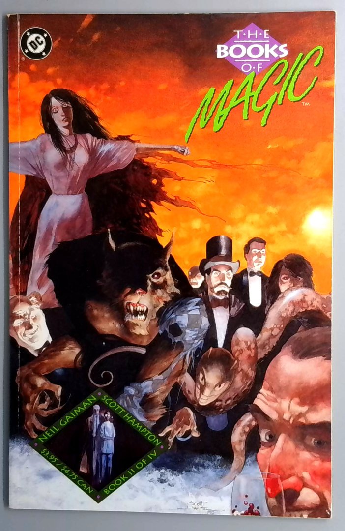 Books of Magic Book #2 VF DC Comics Neil Gaiman Scott Hampton