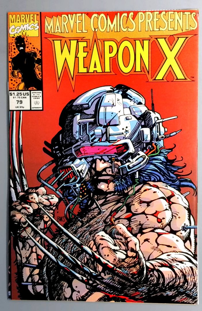 Marvel Comics Presents #79 VF/NM Debut of Wolverines Weapon X Design in Full Marvel